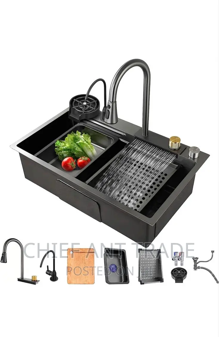 Luxury Waterfall Kitchen Sink. 80*45cm