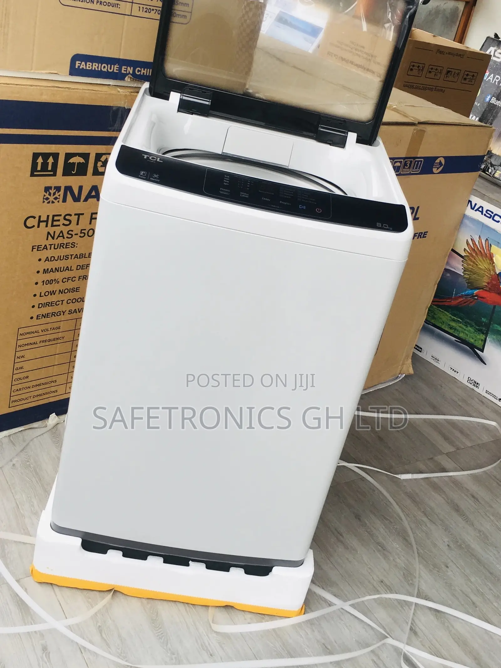 TCL Washingmachine 8kg Topload Reliable Semiautomatic