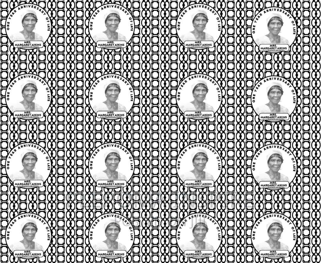 Printed Cloth for Schools, Groups, Funeral, Groups Etc