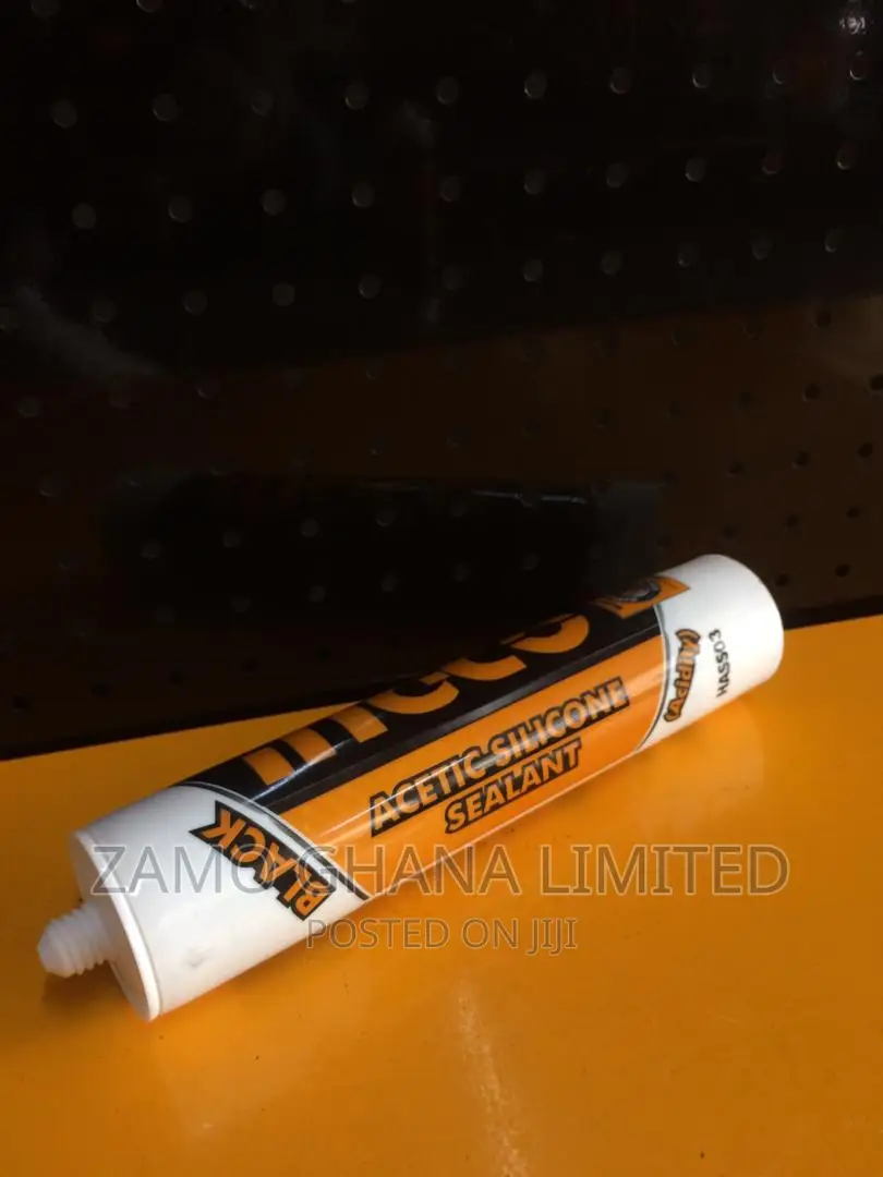Acetic Silicone Sealant(Black) - Hass03