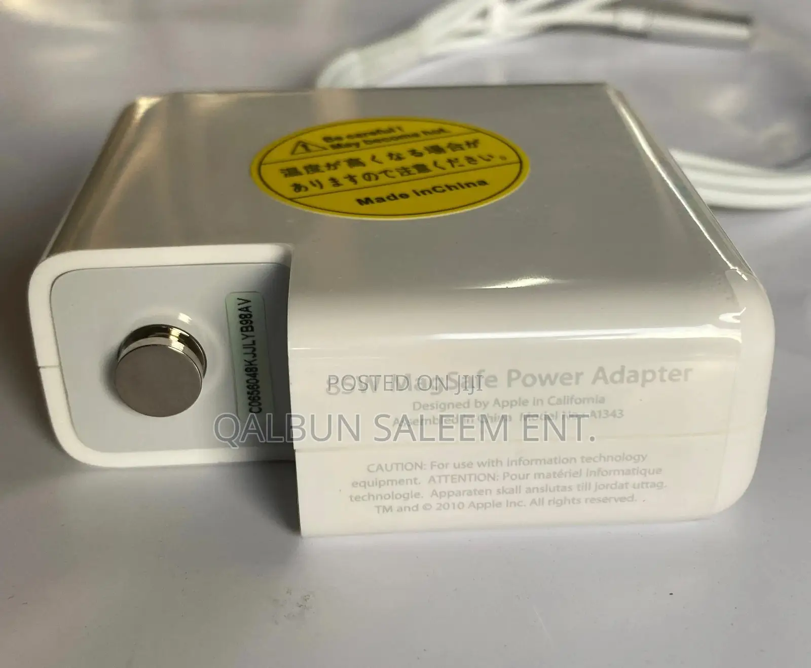 Apple Macbook 18.5V 4.5A 85 Watts L Tip
