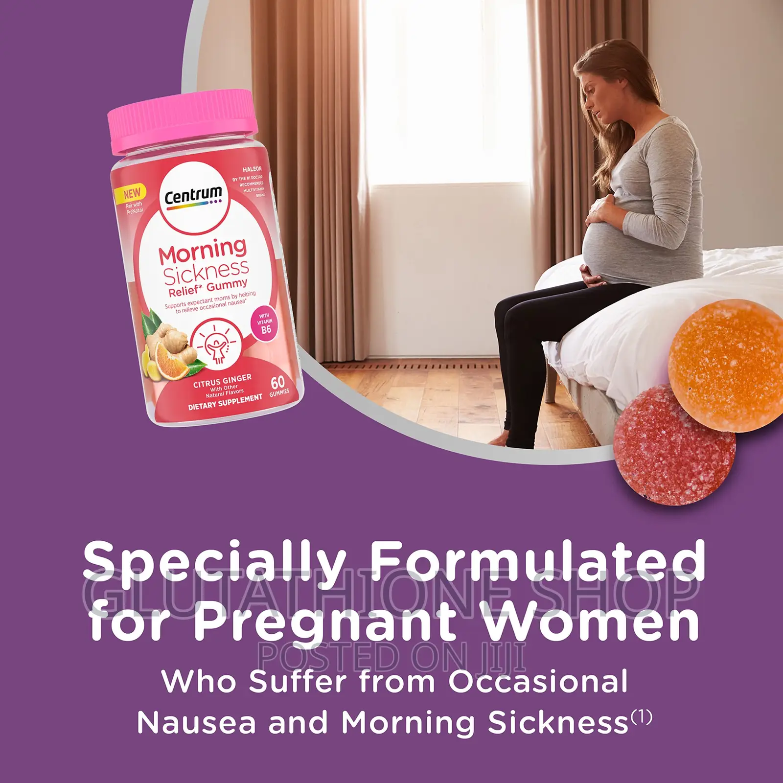 Centrum Prenatal Morning Sickness Gummy Supplement