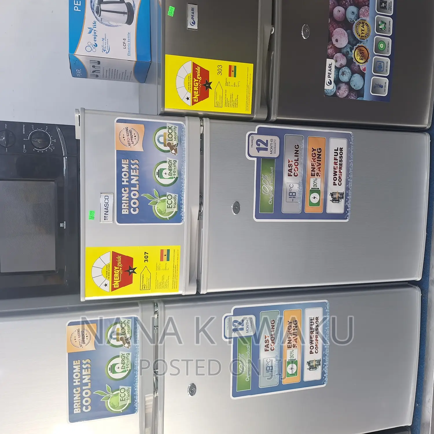Top Freezer/ Nasco 95litrs Double Door Fridge