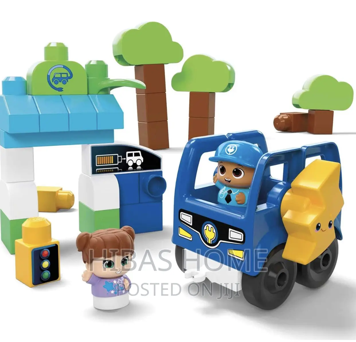 Mega Blocks Green Building Blocks 36 Pieces Rechargeable