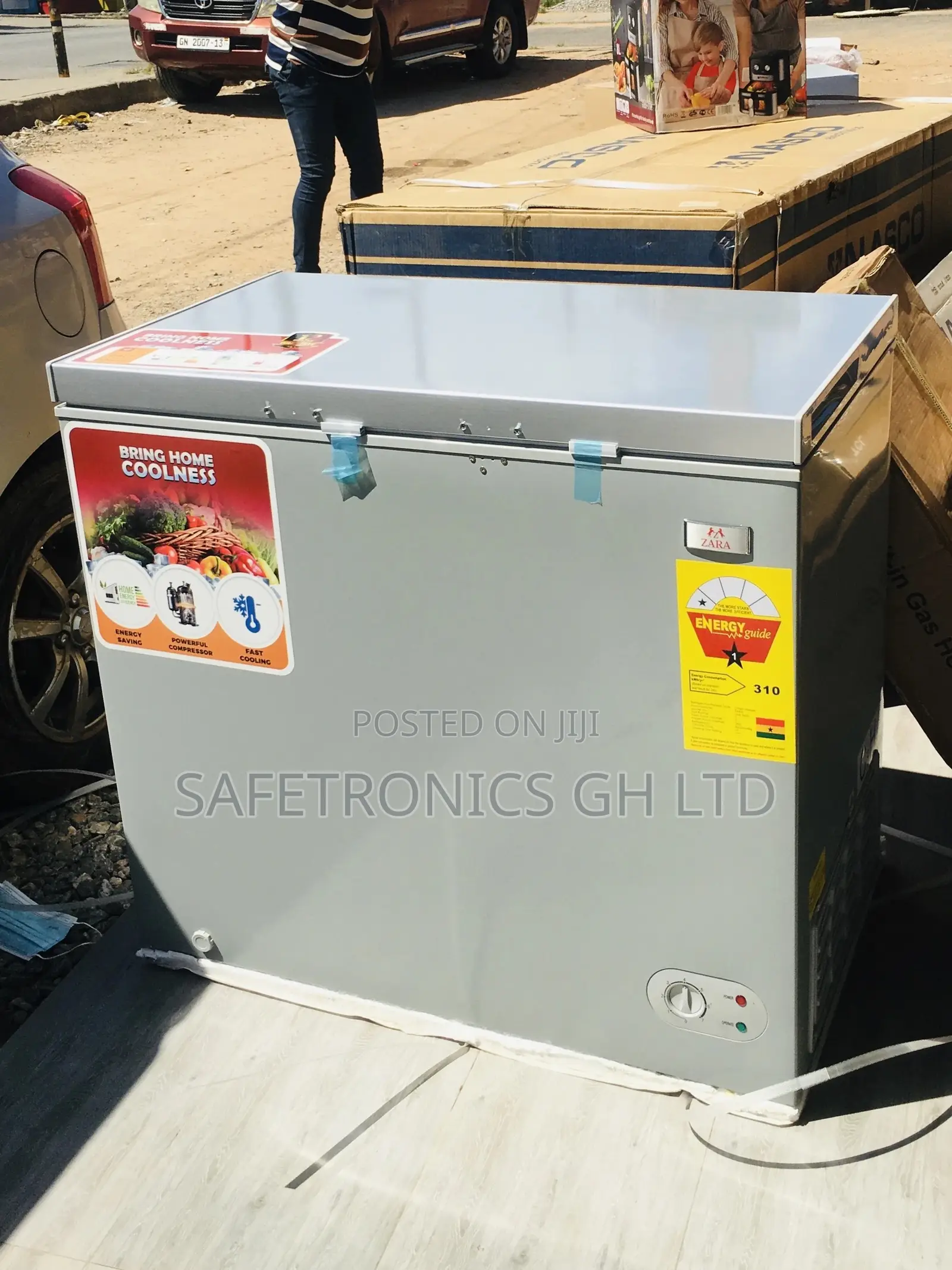 200 Liters Gray Chestfreezer Singledoor Zara-260 Electric