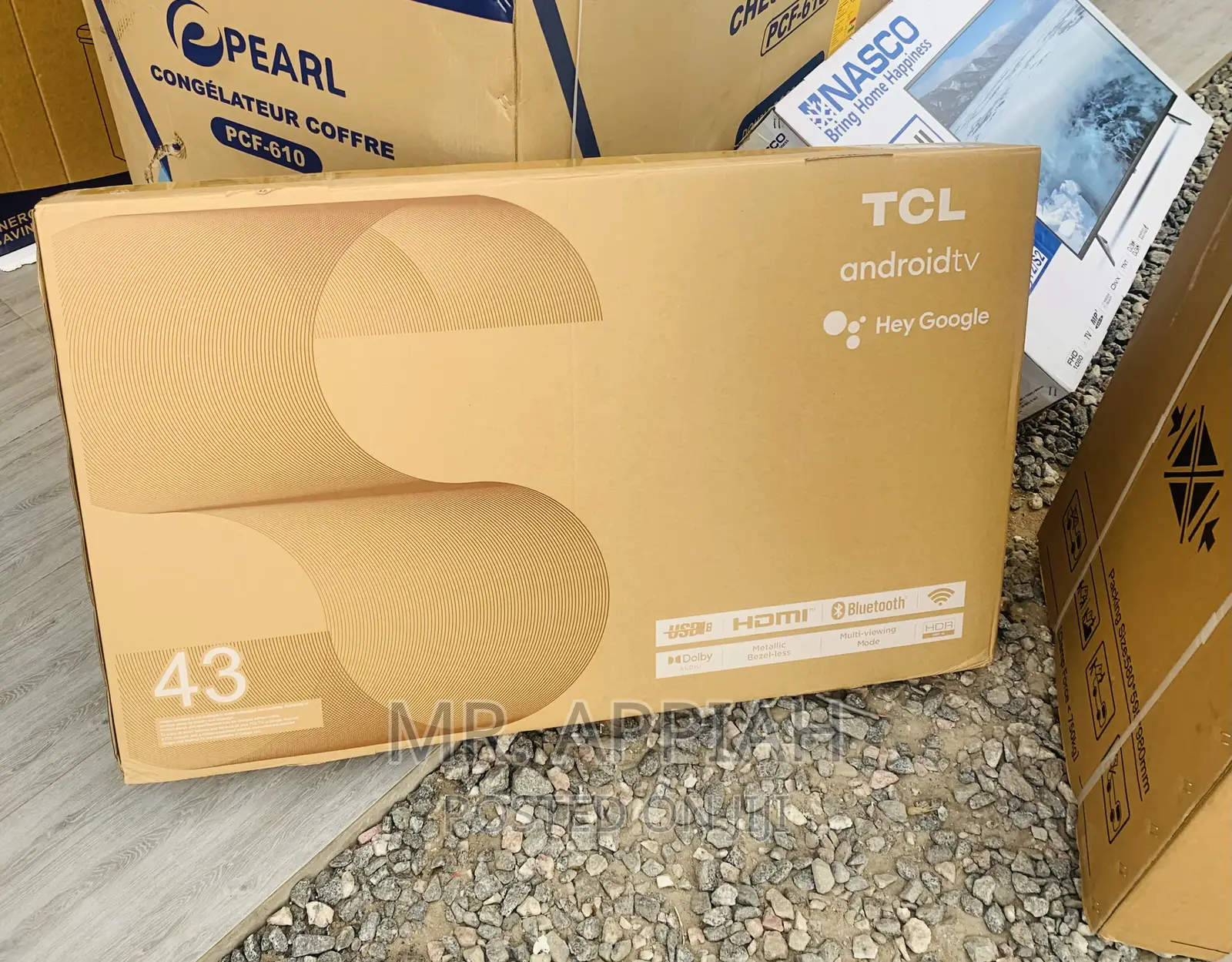 Shop Original TCL 43” HDR Google Smart Tv 43s5400,Black