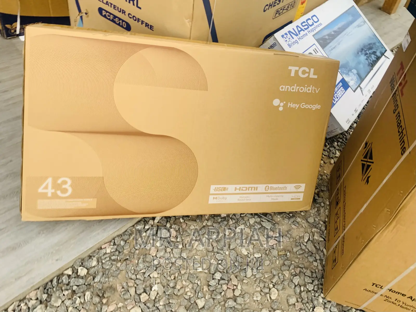 Shop Original TCL 43” HDR Google Smart Tv 43s5400,Black