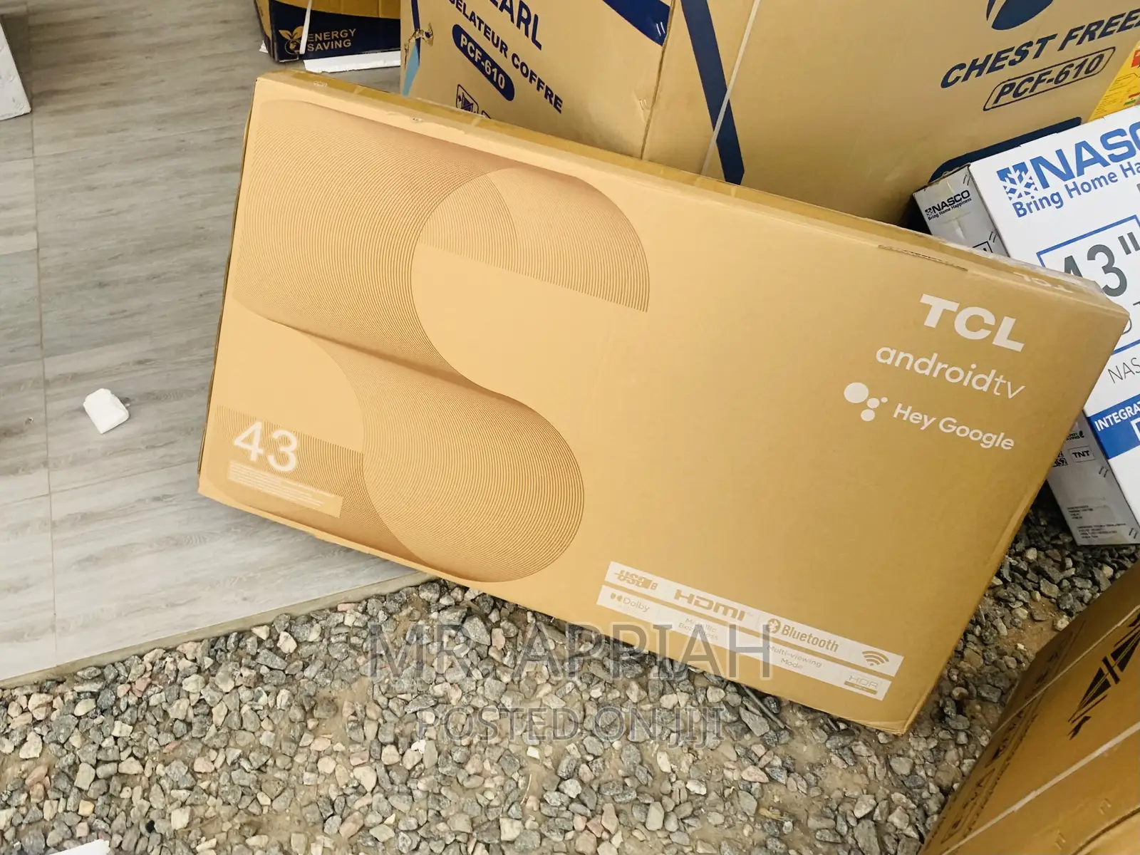 Nicely Designed TCL 43 Inch HDR Google Tv(Black)43s5400