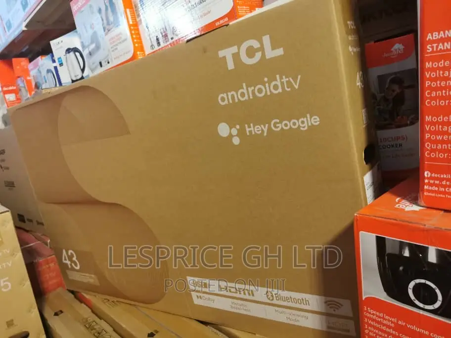 TCL 43” Android Smart TV High Quality Led Display