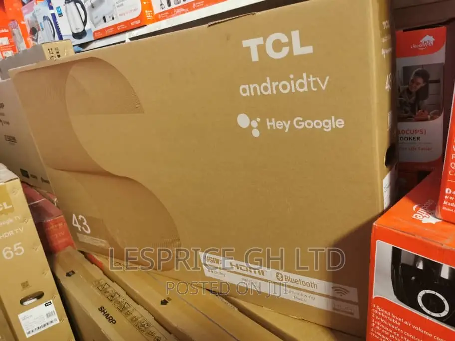 Frameless ~TCL 43” Android Smart Google TV
