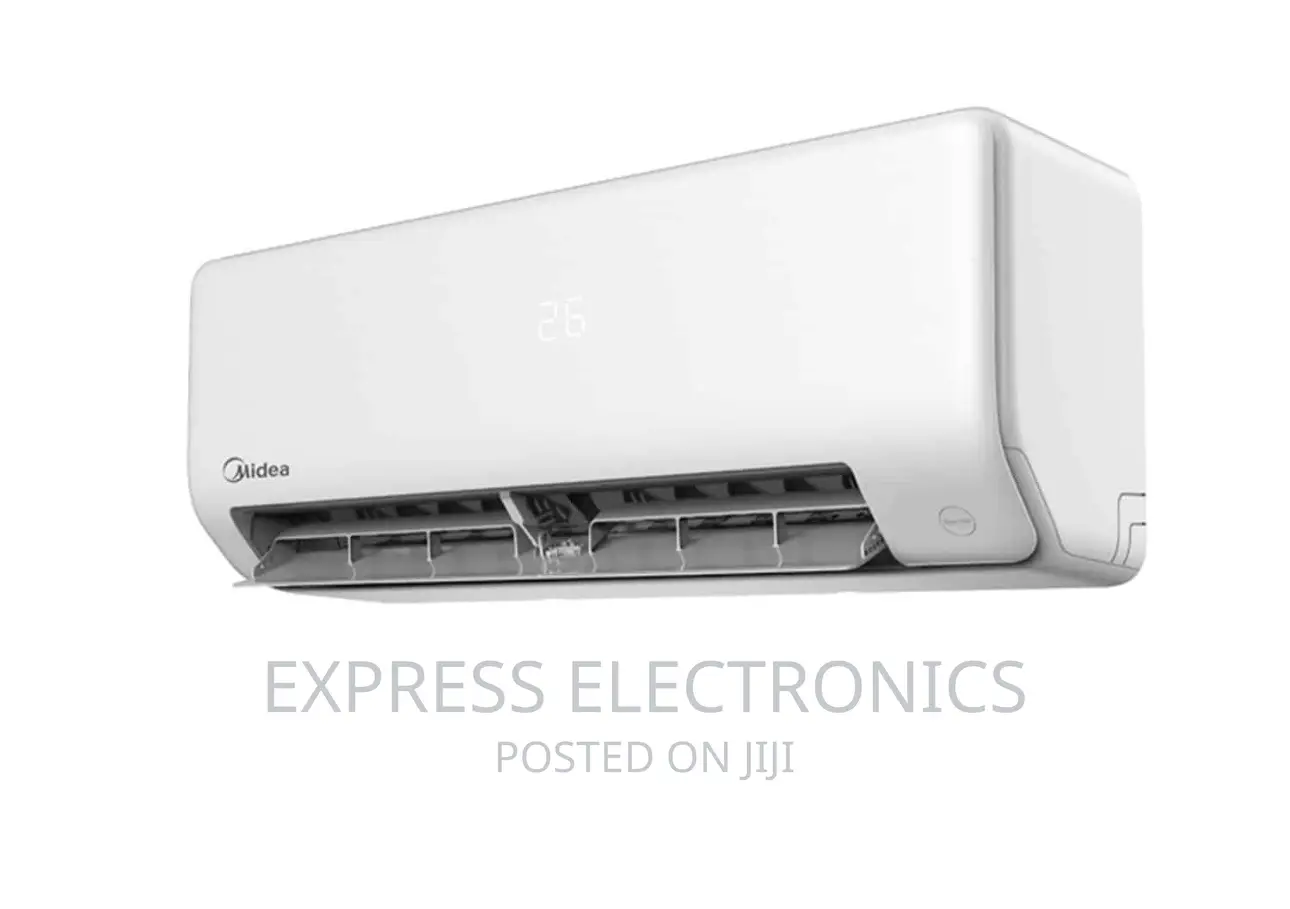 Auto Swings Split R410 Gas Midea AC White 1.5hp