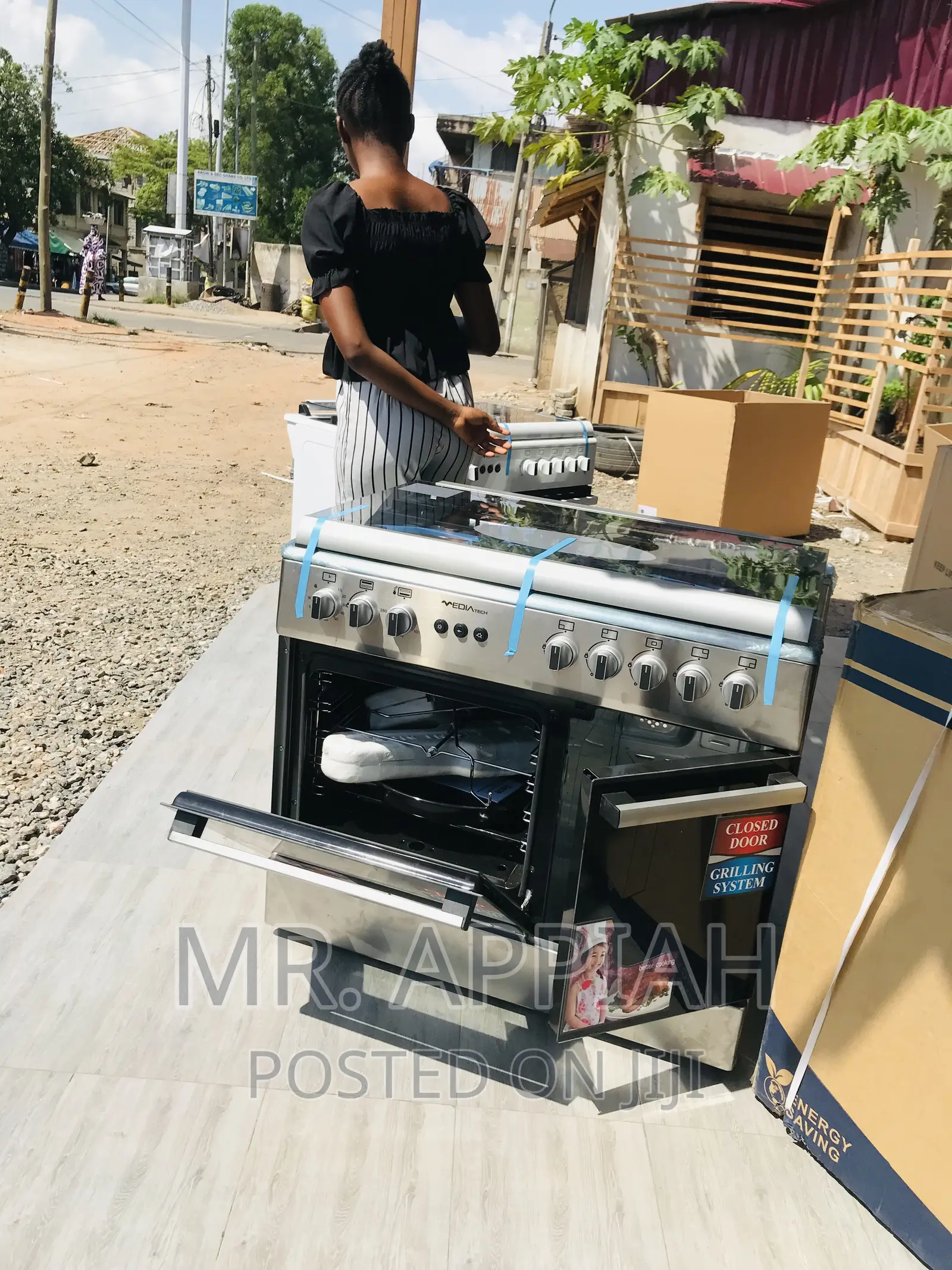 Reliable and Affordable Midea 5 Gas Burner + Oven and Grill