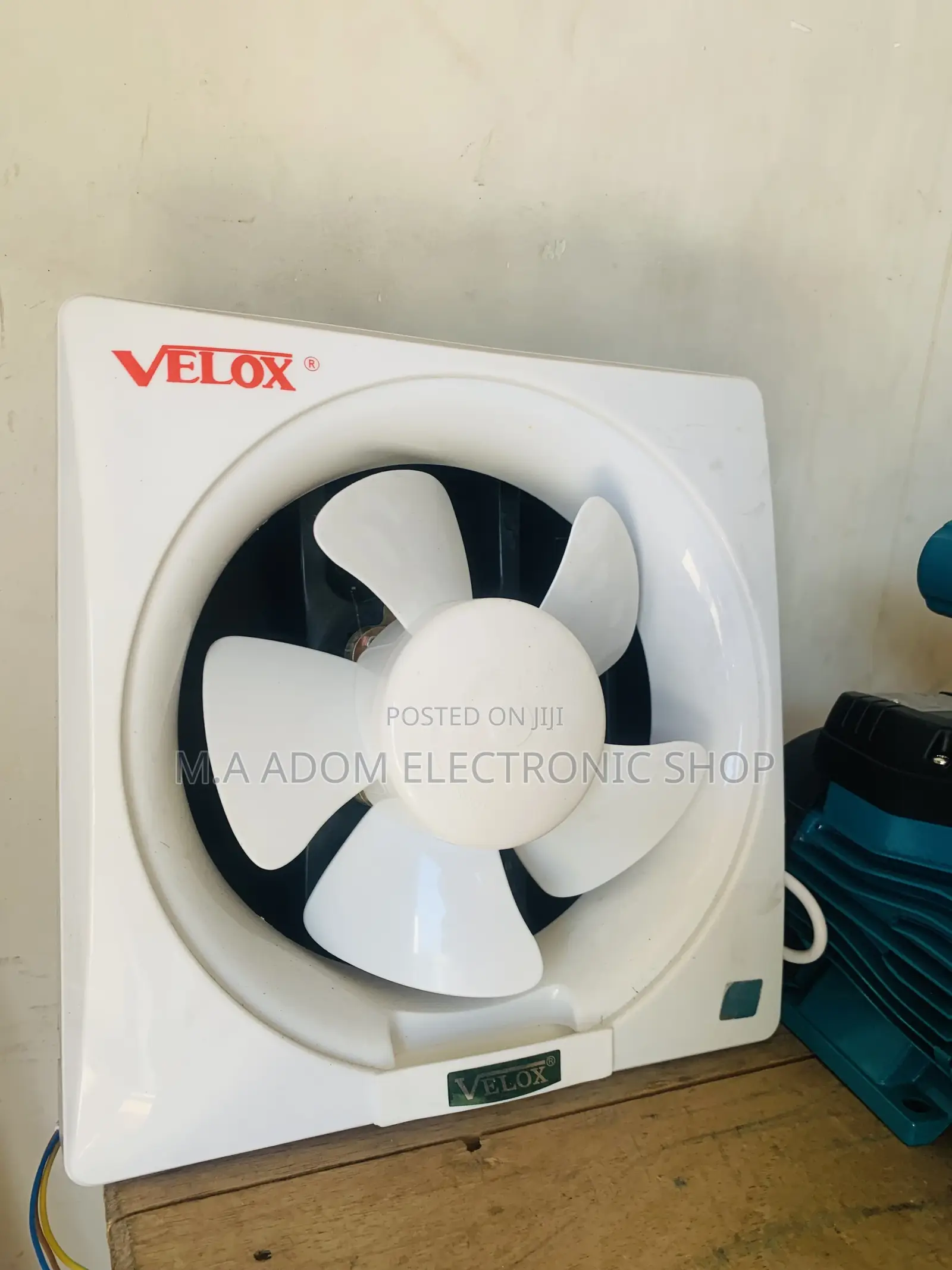 Size 8” Vent Fan White Color