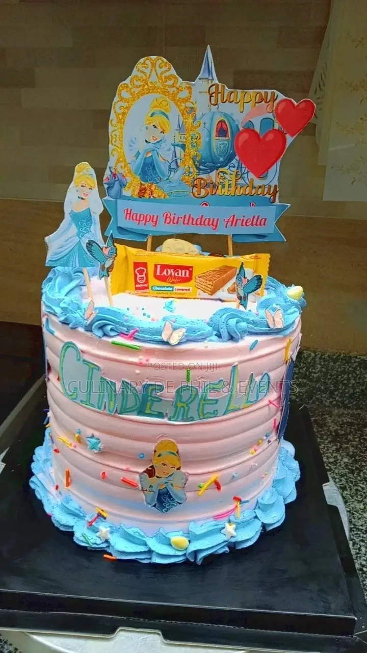 Cinderella Theme Cake for Kids