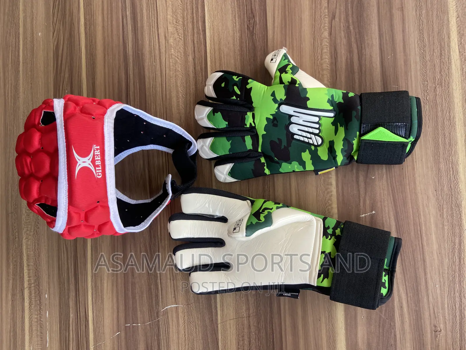 Original Goalkeppers Head Cover Plus Gloves