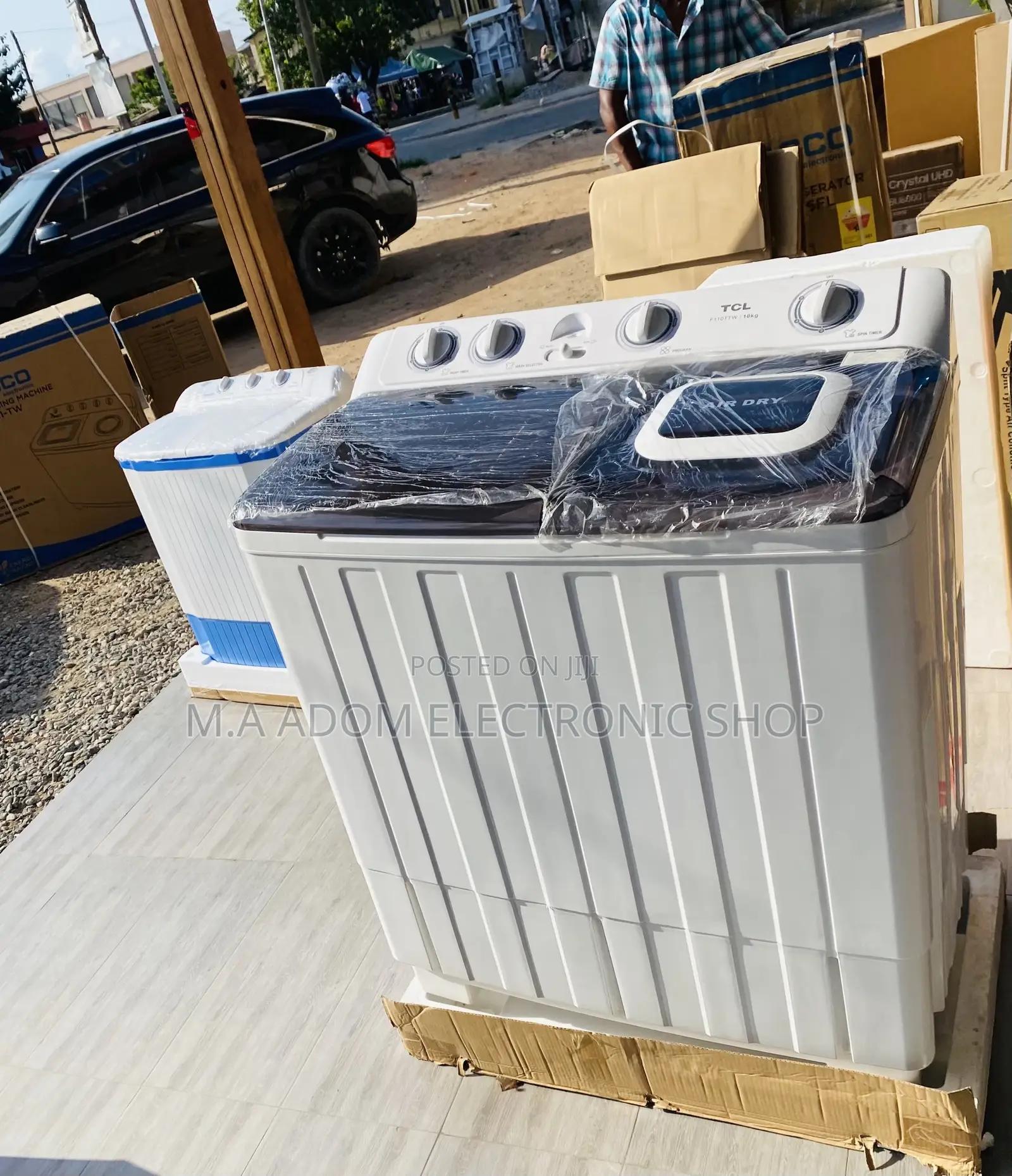 Shop Classic TCL 10kg Semi-Automatic Washing Machine 