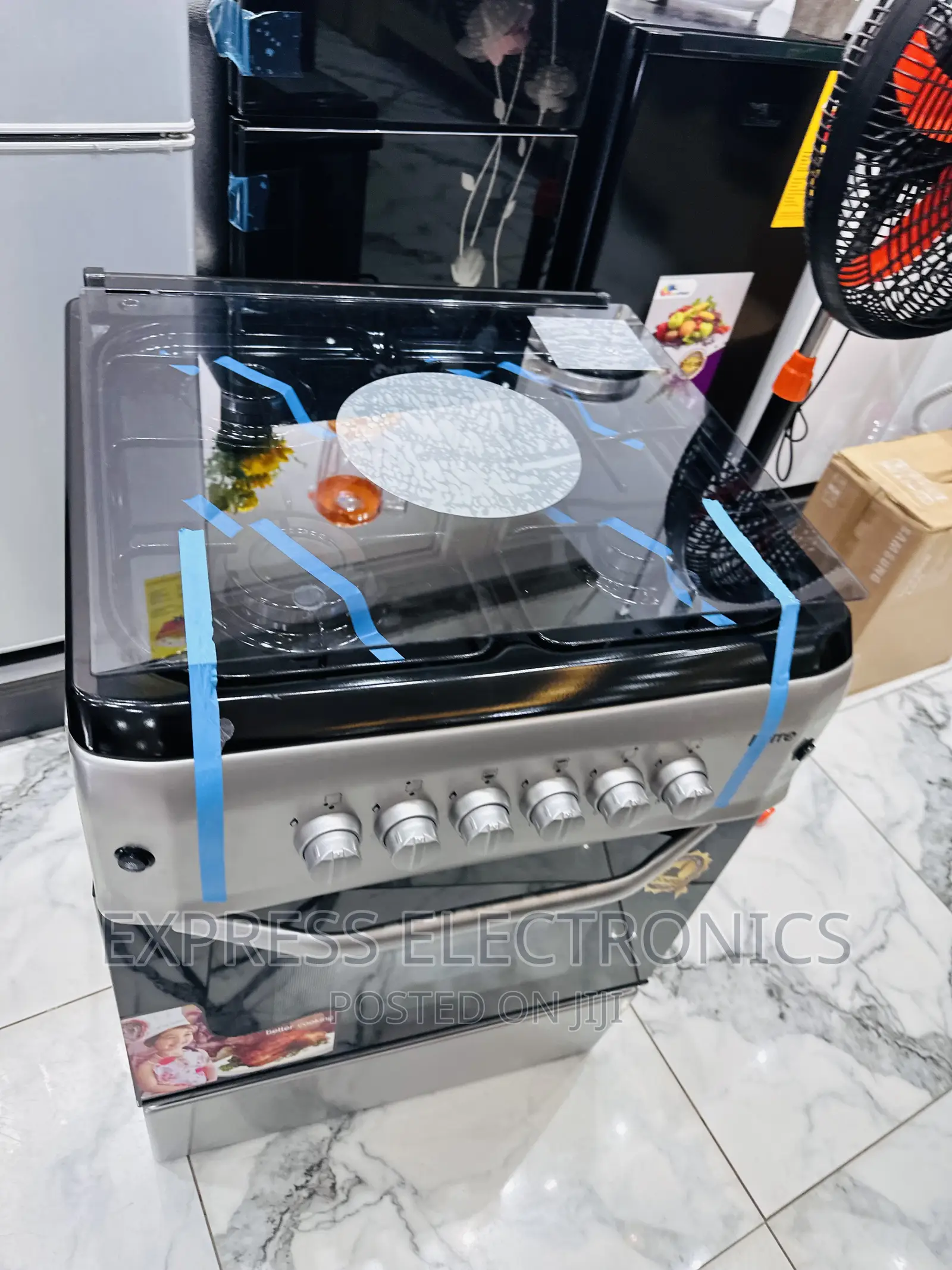 Better Deal on Ferre Sliver Newline Gas Cooker 4burner 60/60