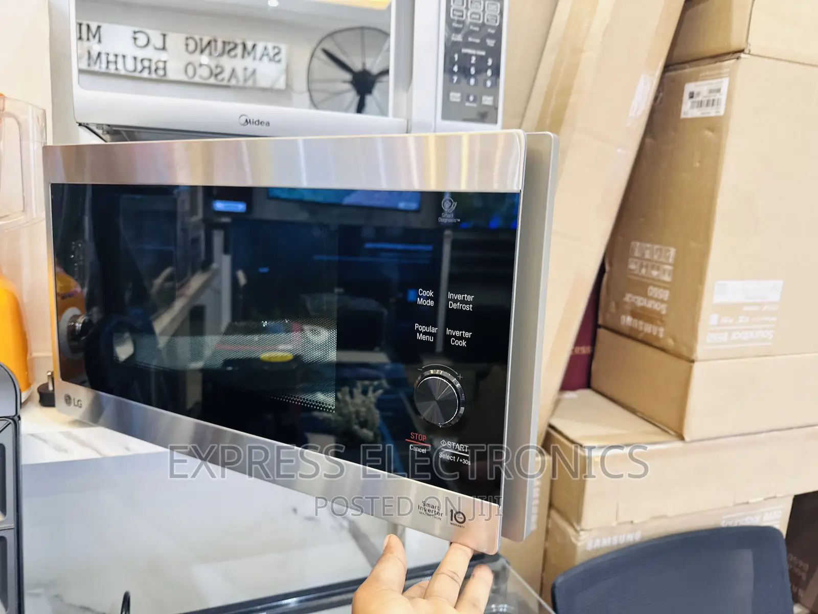 10gig Home of Quality LG Microwave Oven MH8265DIS Sliver