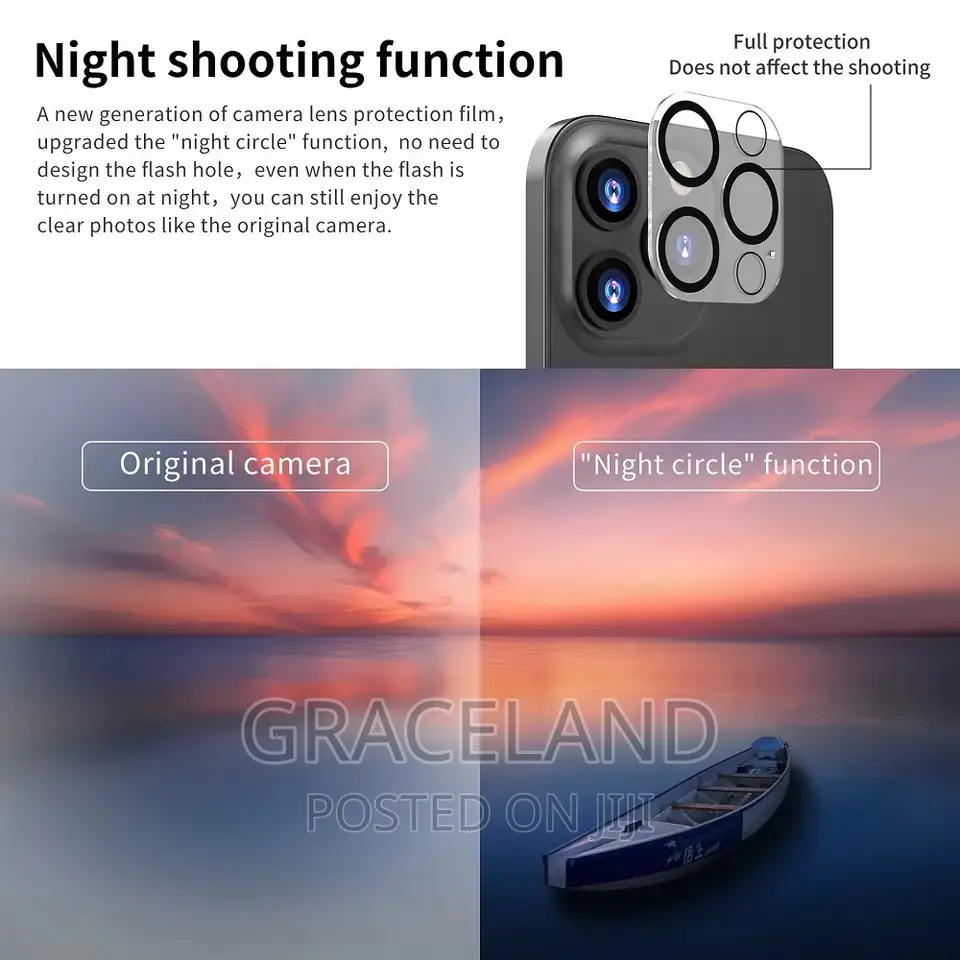 Full Cover Camera Tempered Glass Camera Screen Protector