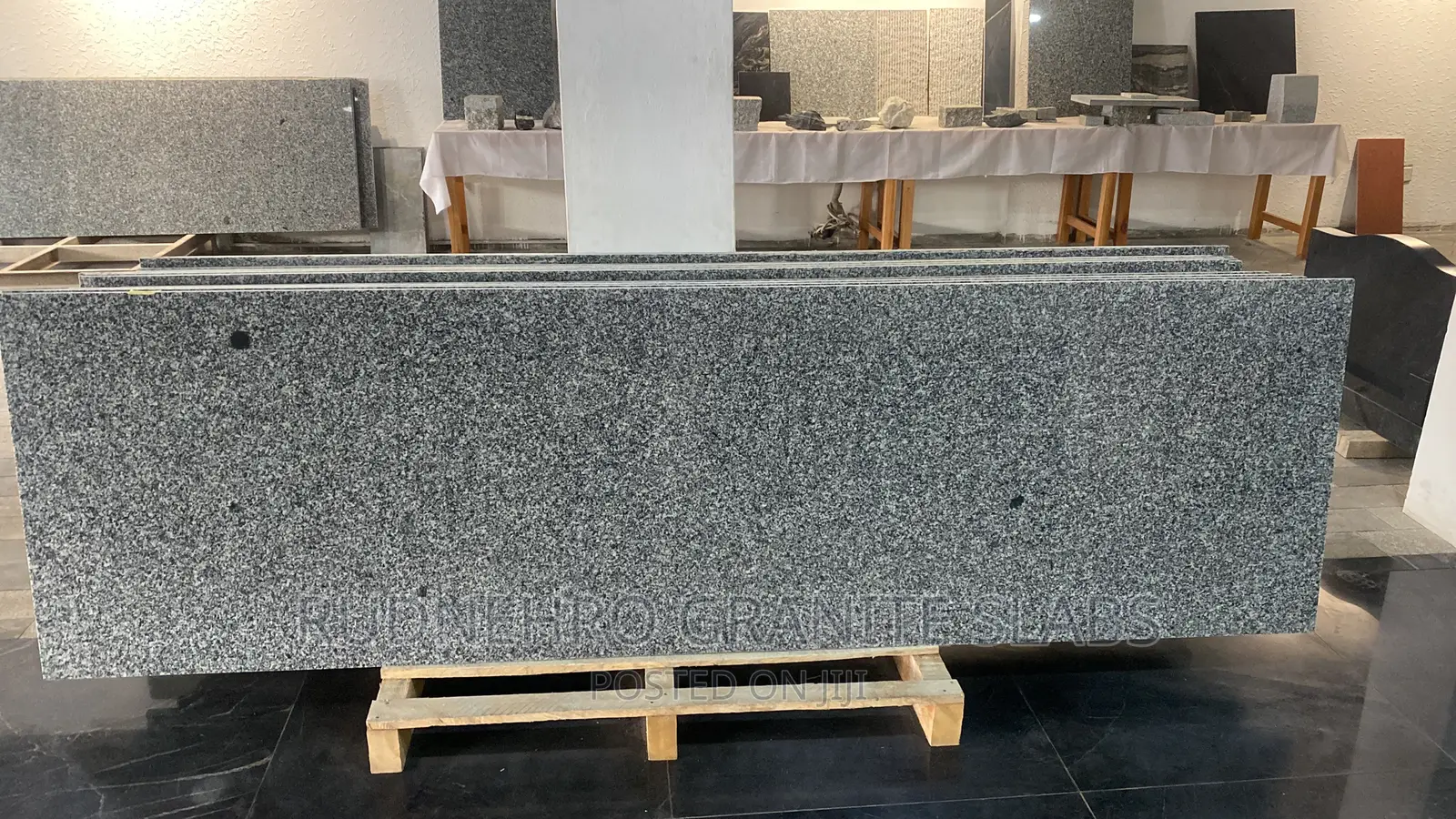 Sesame White Granite Slab