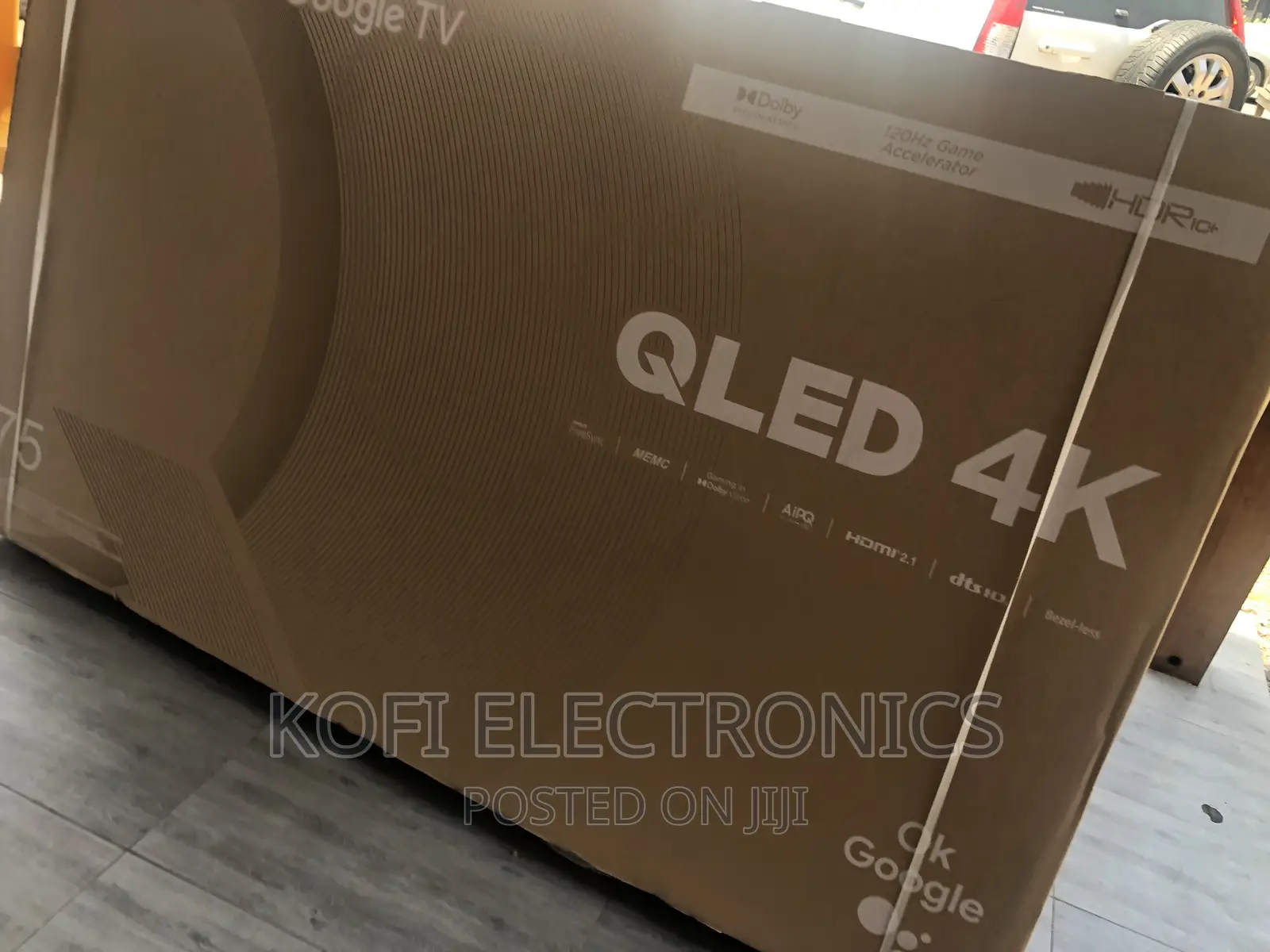 120hz Game Accelerator TCL 75′′ QLED Smart Google TV