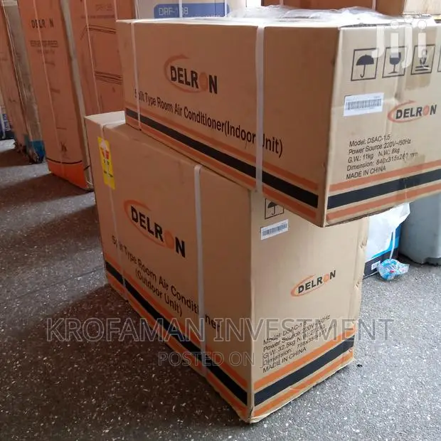 Delron 1.5hp Split Air Conditioner R410 Gas (Dsac-1.5)