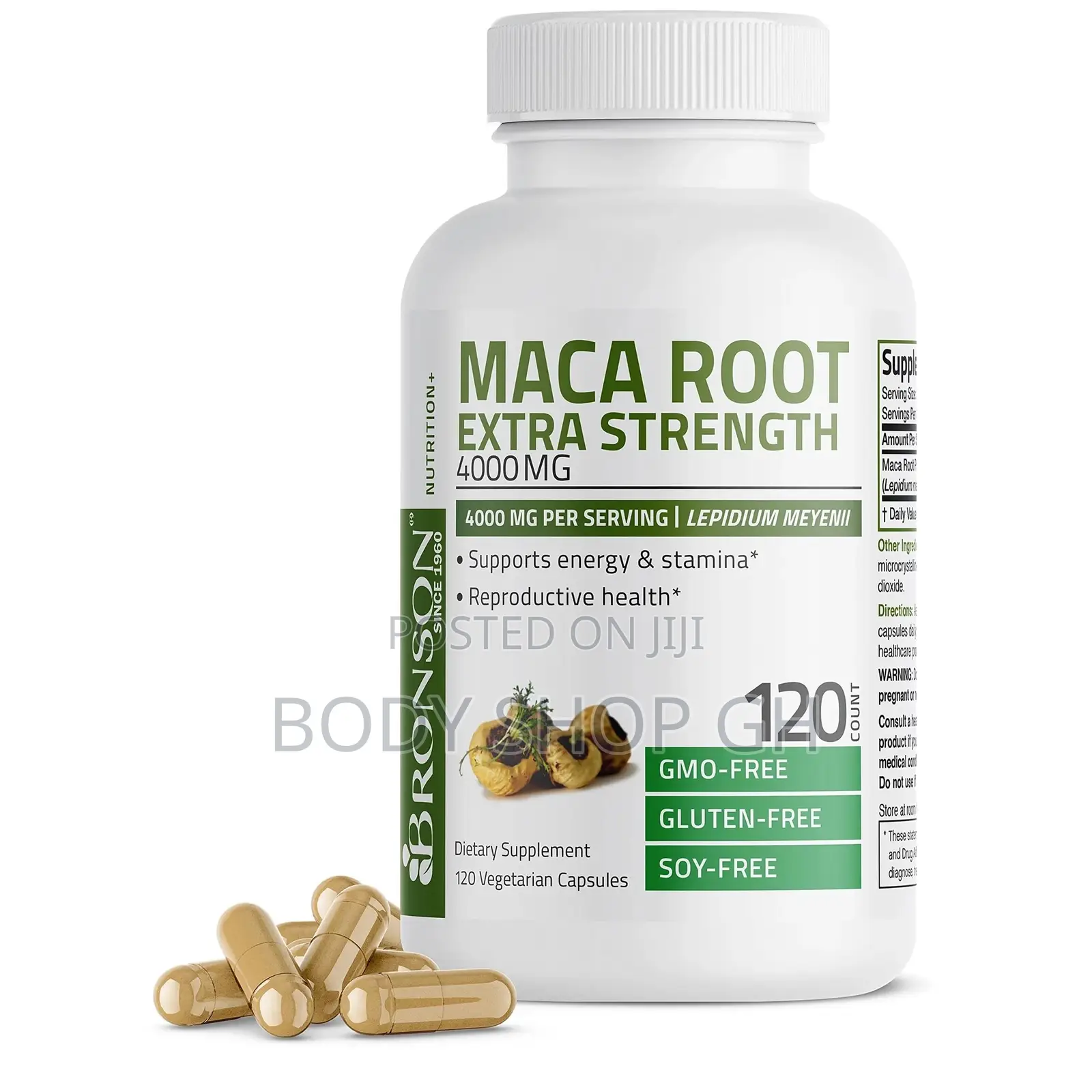 Bronson Maca Root Extra Strength 4000 MG Per Serving