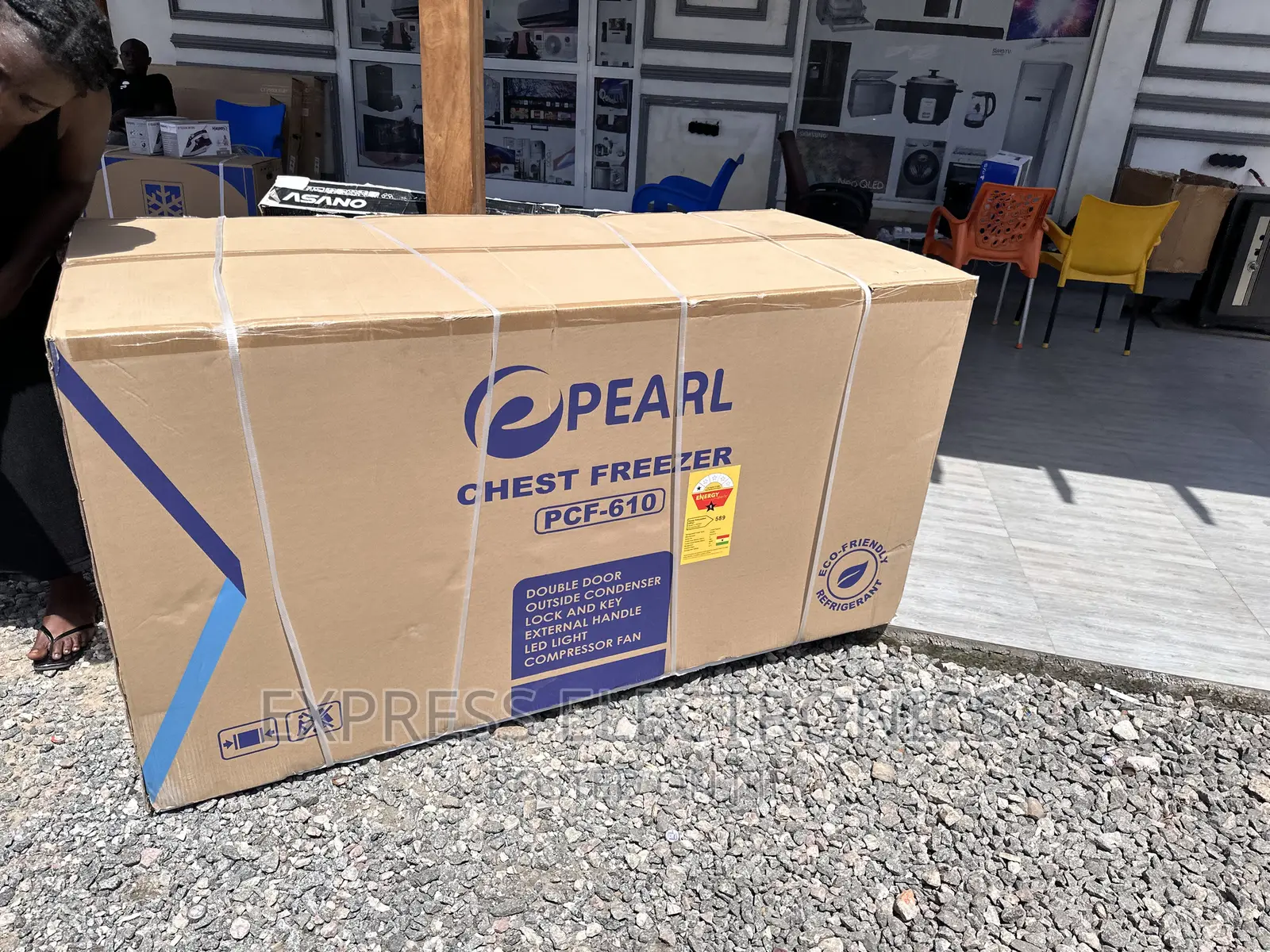 Eco Friendly Pearl PCF-610 Chest Double Door Dart Grey