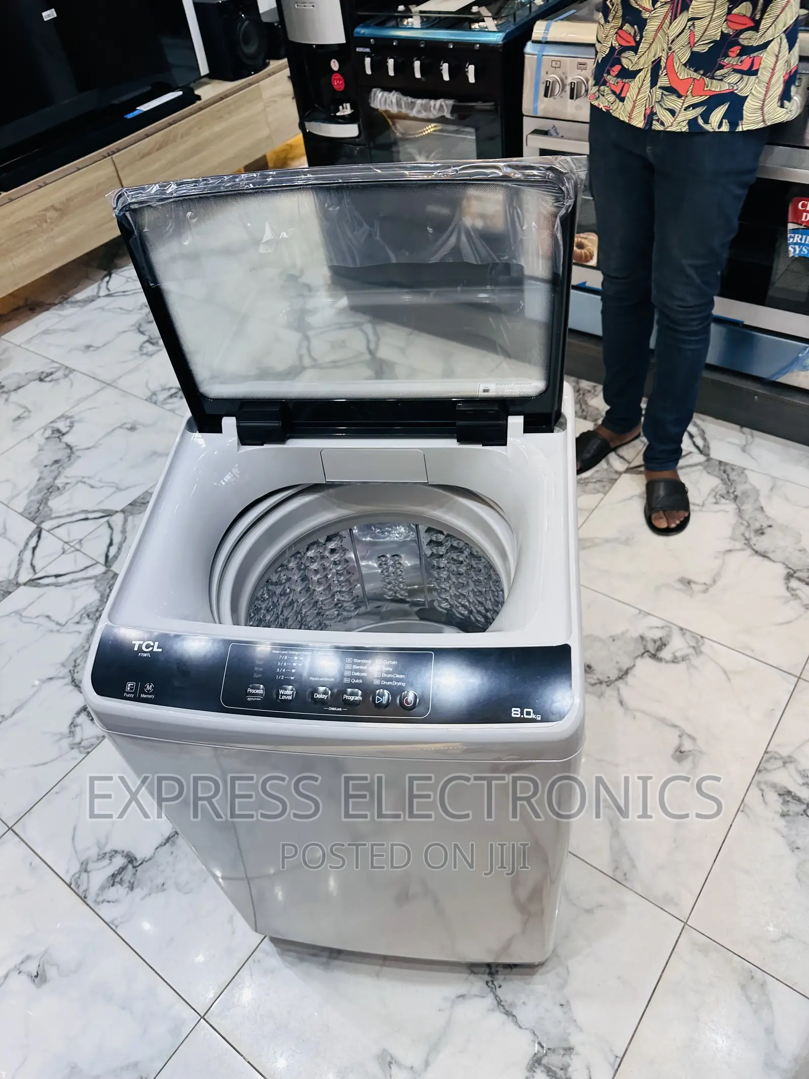 Eco Friendly Washing Machine TCL 8kg Topload