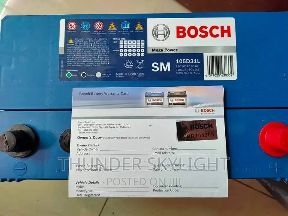 BOSCH 17 Plates 90 AH Battery at Discounted Price