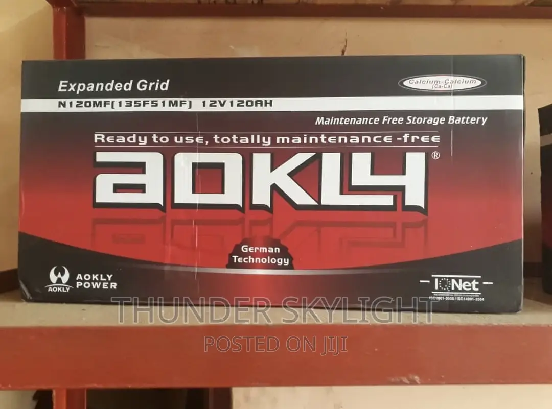 21 Plates Battery 120 Ah Aokly Heavy Duty