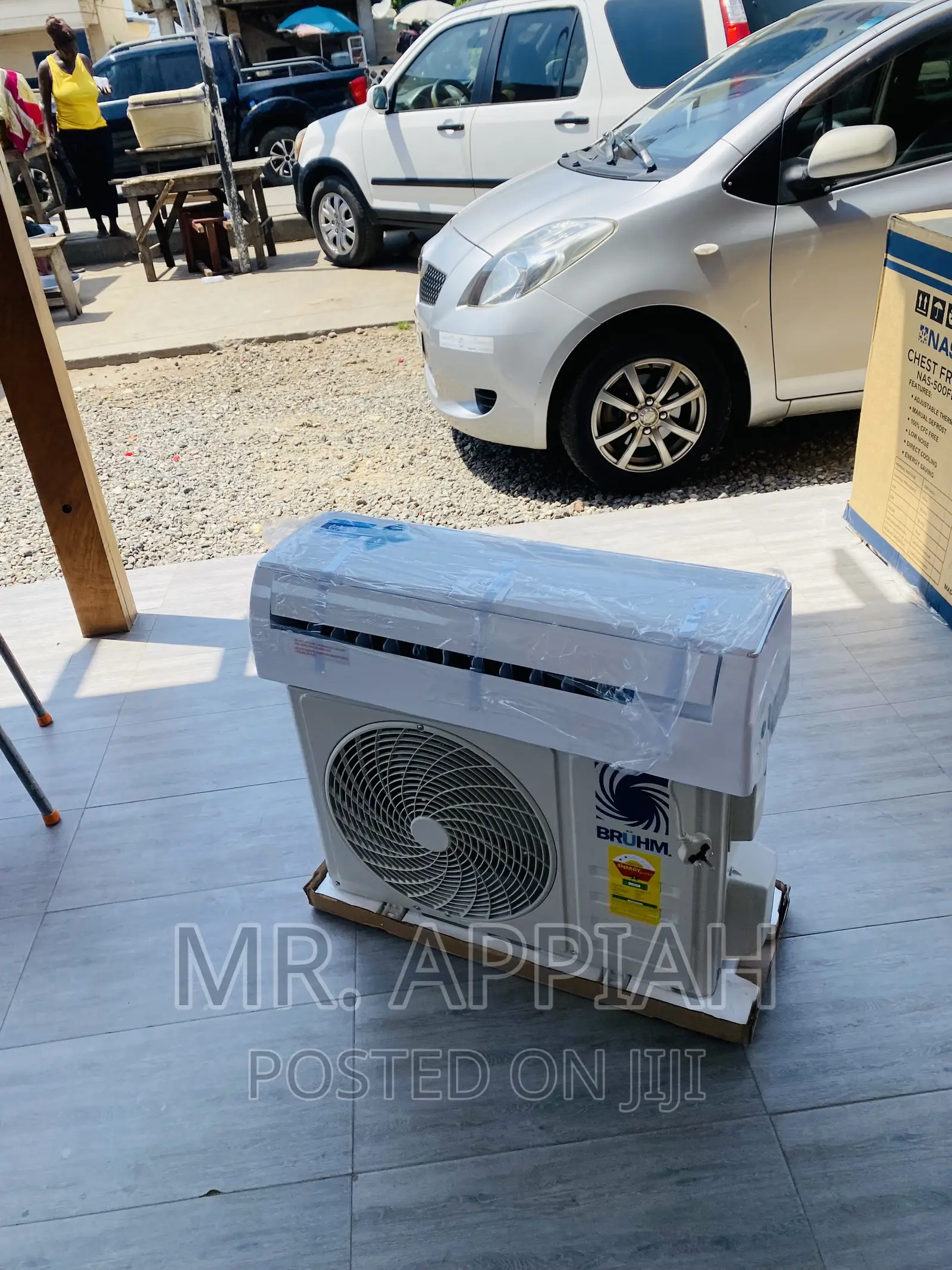 Fast Chilling Bruhm 1.5hp Split Type Electric Ac(White)R410
