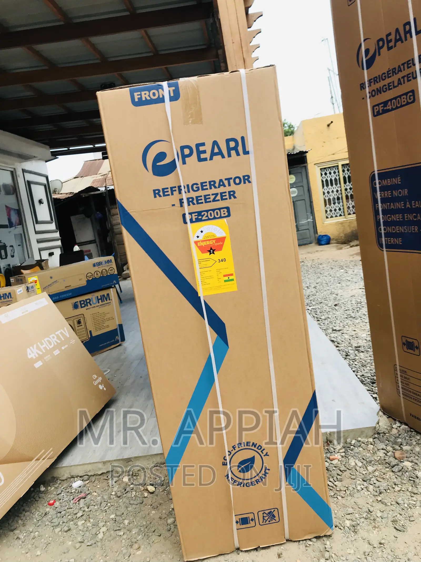Quality Yet Affordable Pearl PF-200B 2 Door Electric Fridge.