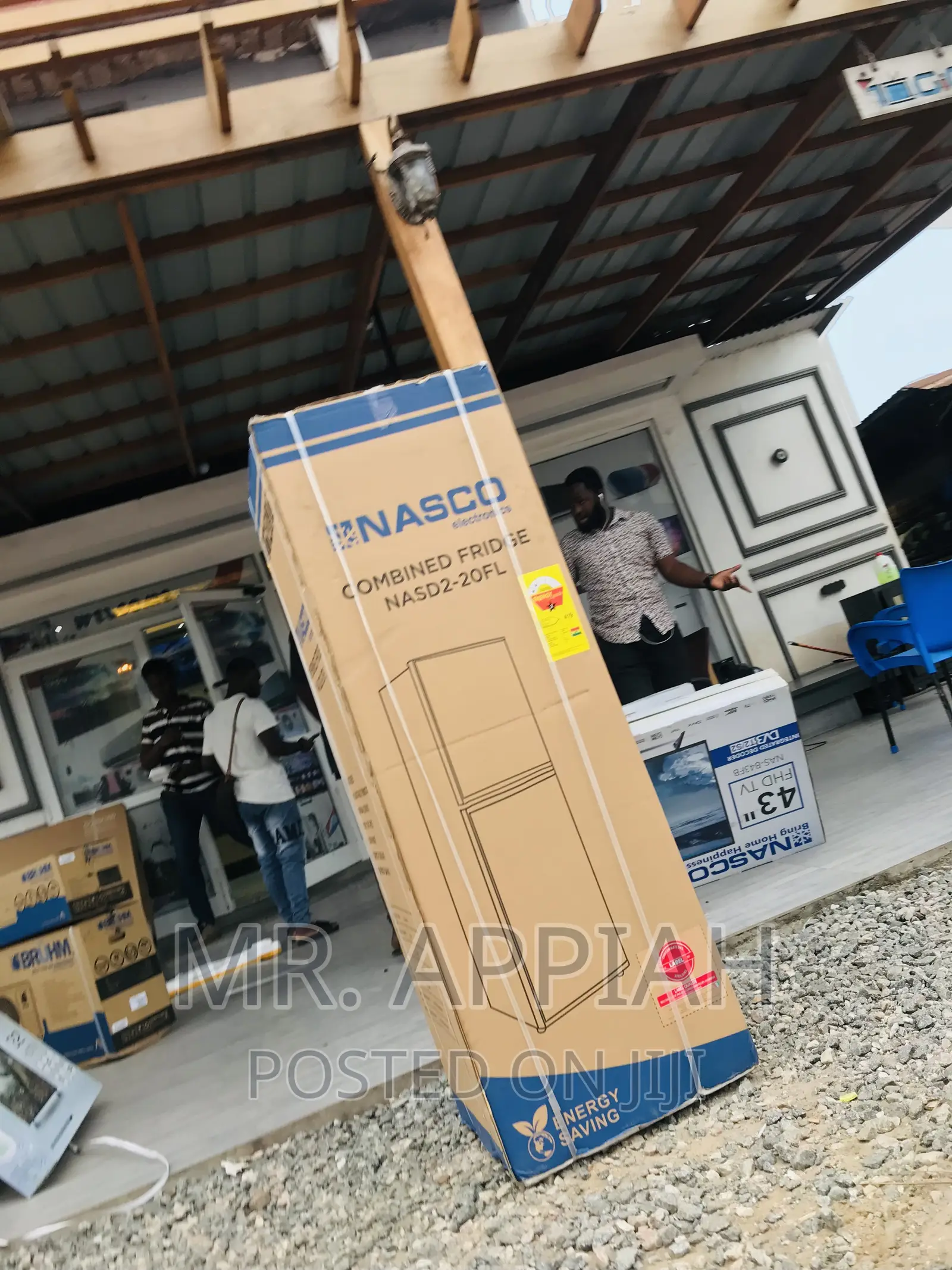 Brand New Nasco Nasd2-20fl 2 Door Electric Refrigerator.