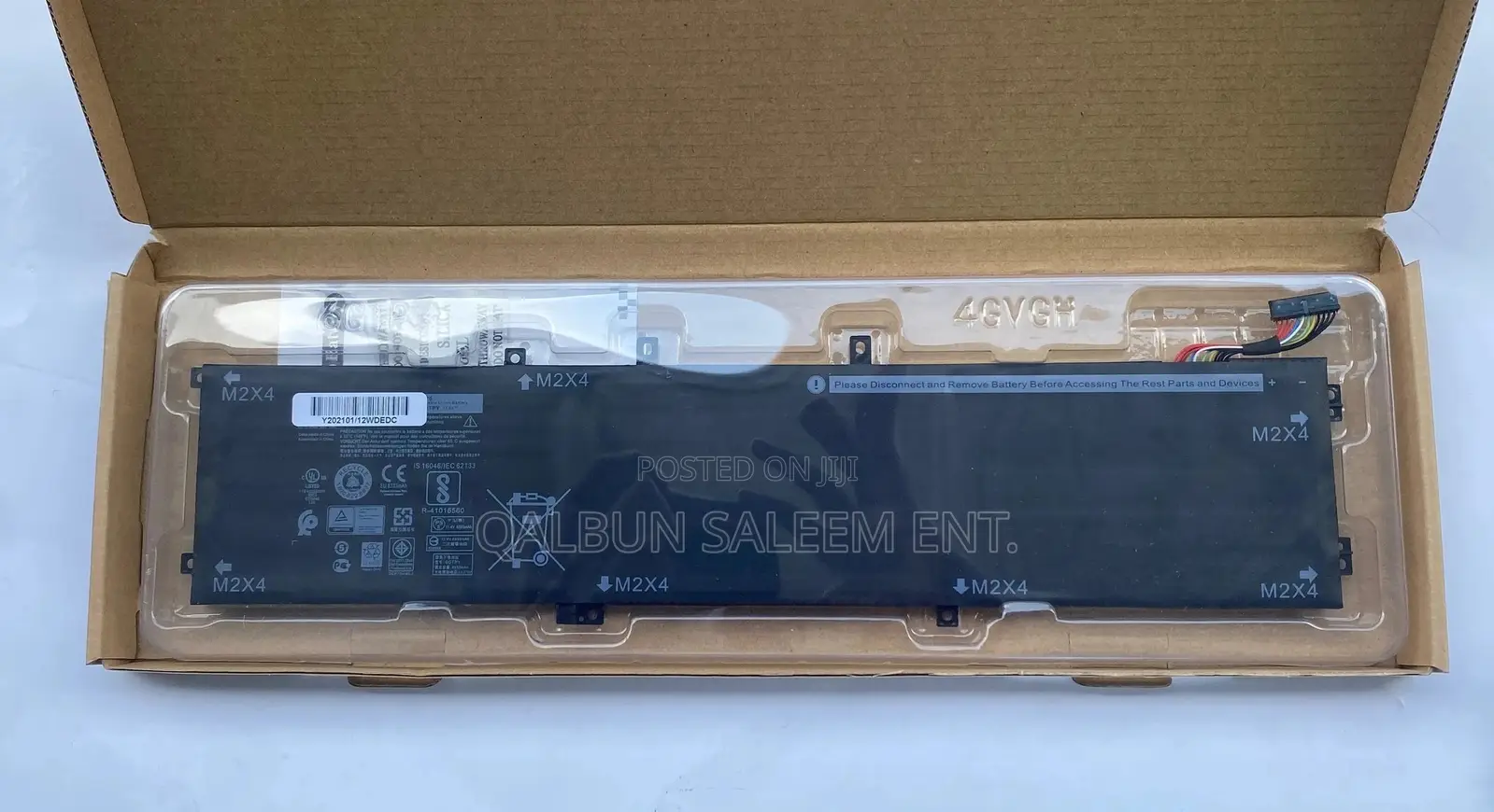 Original Dell 6gtpy Laptop Battery for XPS 15 9570 9560 9550 7590 7500