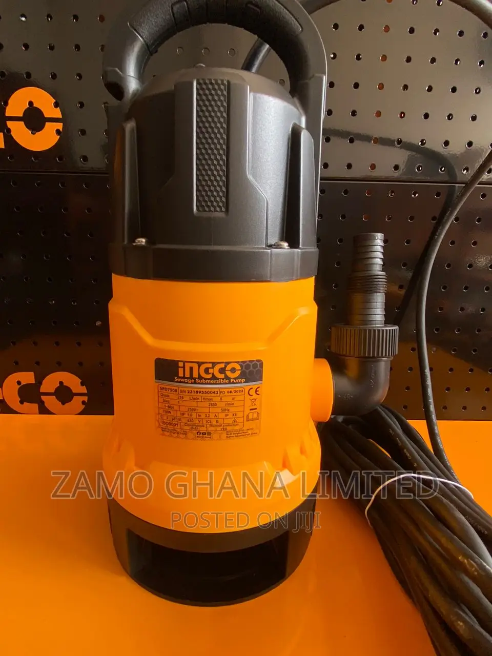 Sewage Submersible Pump 750w(1.0hp) - Spd7508