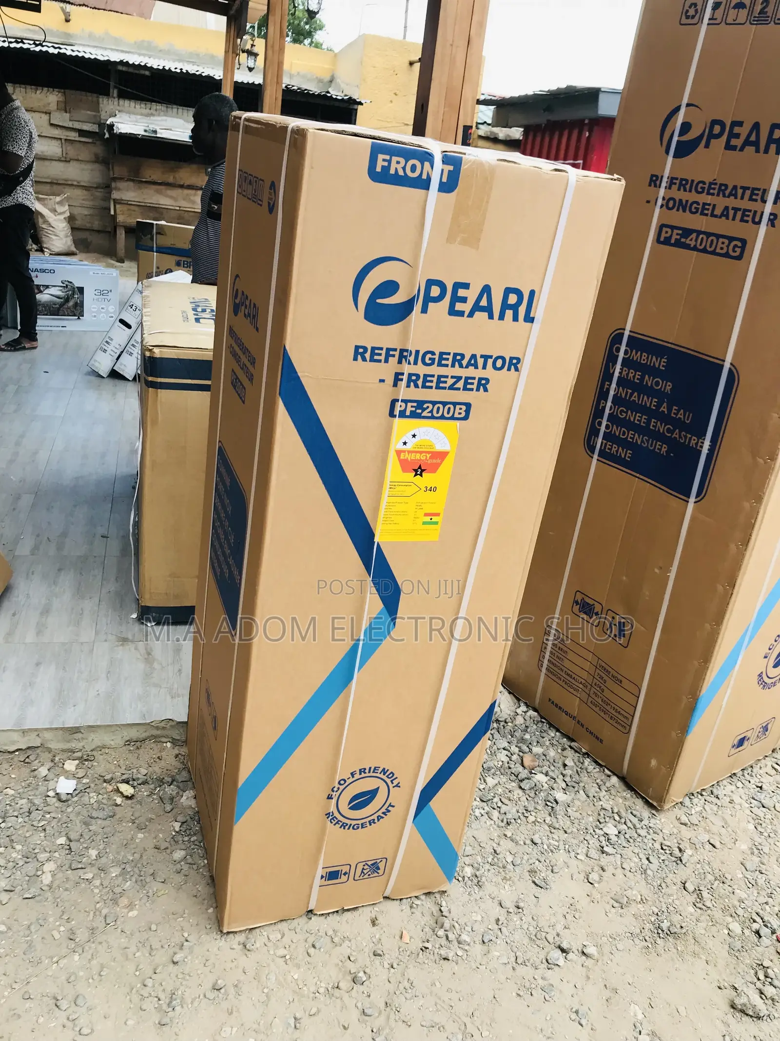 Extremely Chilling Pearl PF-400BG Double Door Refrigerator