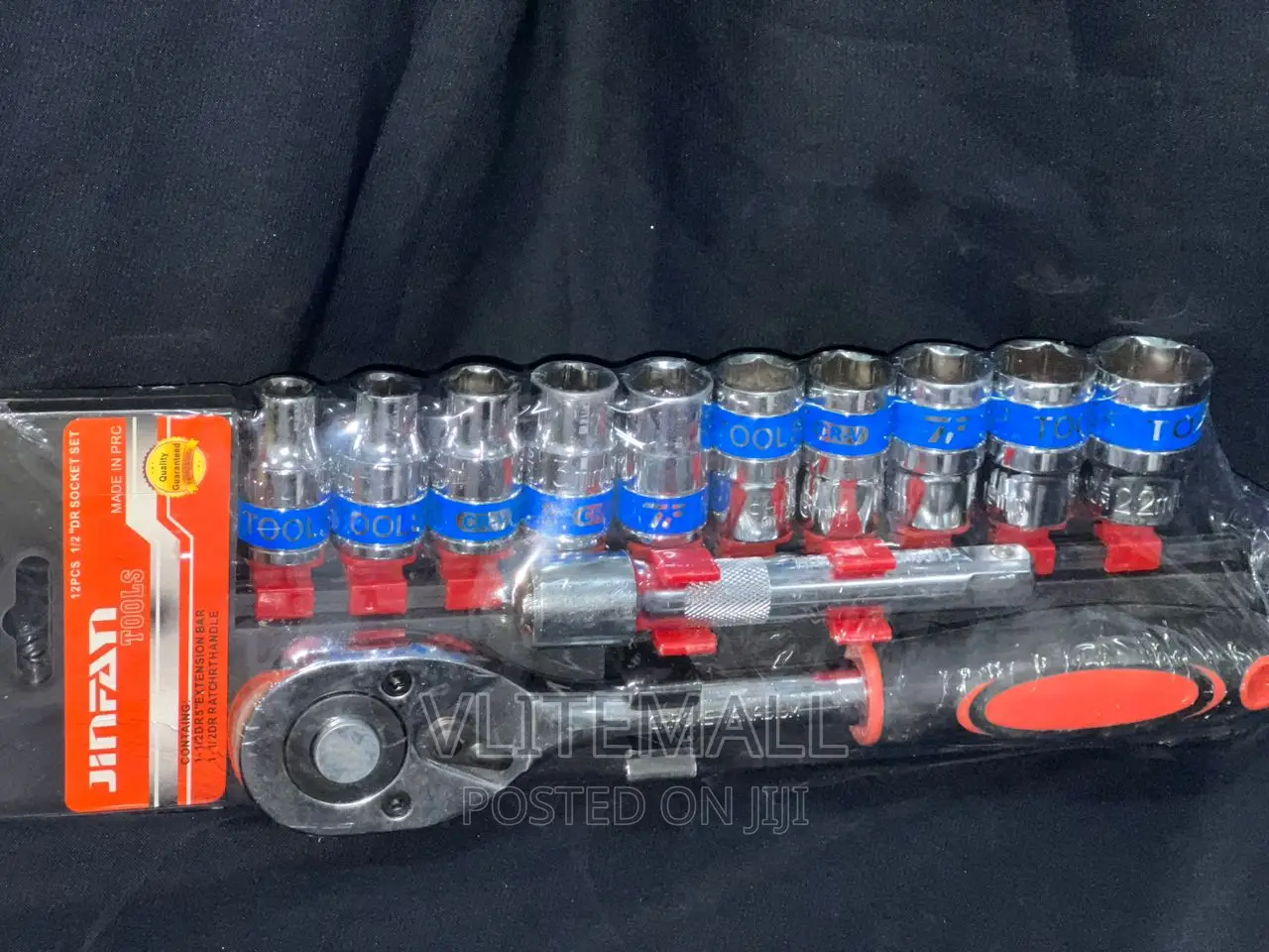 10pcs Jin Fan Tools 1/2'' Dr Socket Set