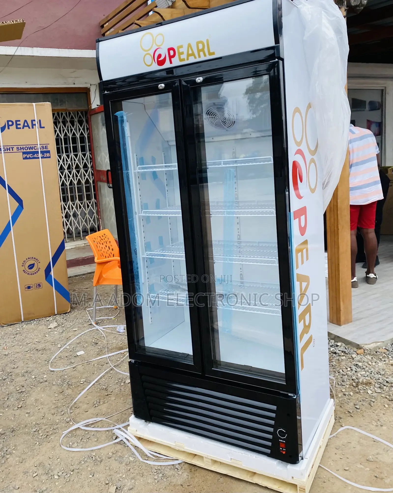 Purchase Original Pearl PVC 622-2b 2 Door Display Fridge 