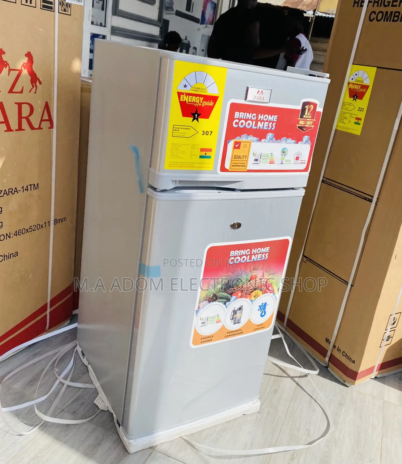 Purchase Original Zara 12TM Double Door Refrigerator 