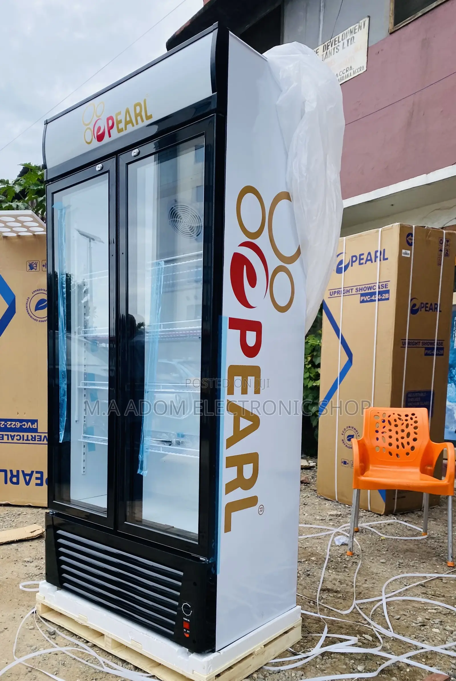 Super Chilling Pearl PVC-662-2B 2 Door Electric Fridge.