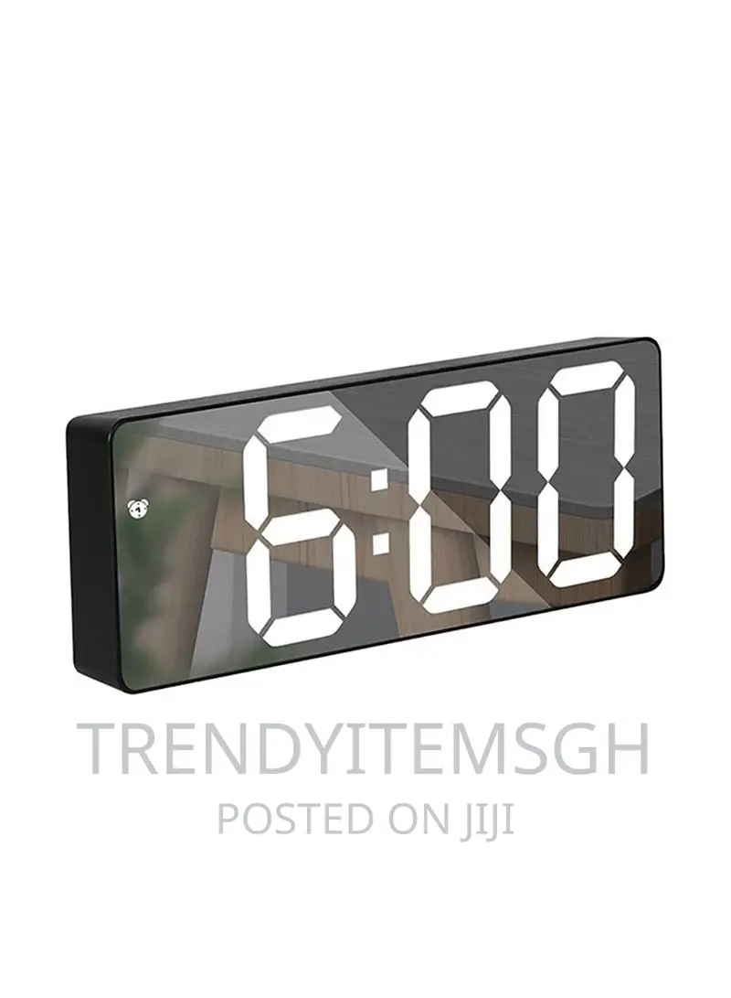 Large Led Display Digital Alarm Clock With Repeating Snooze