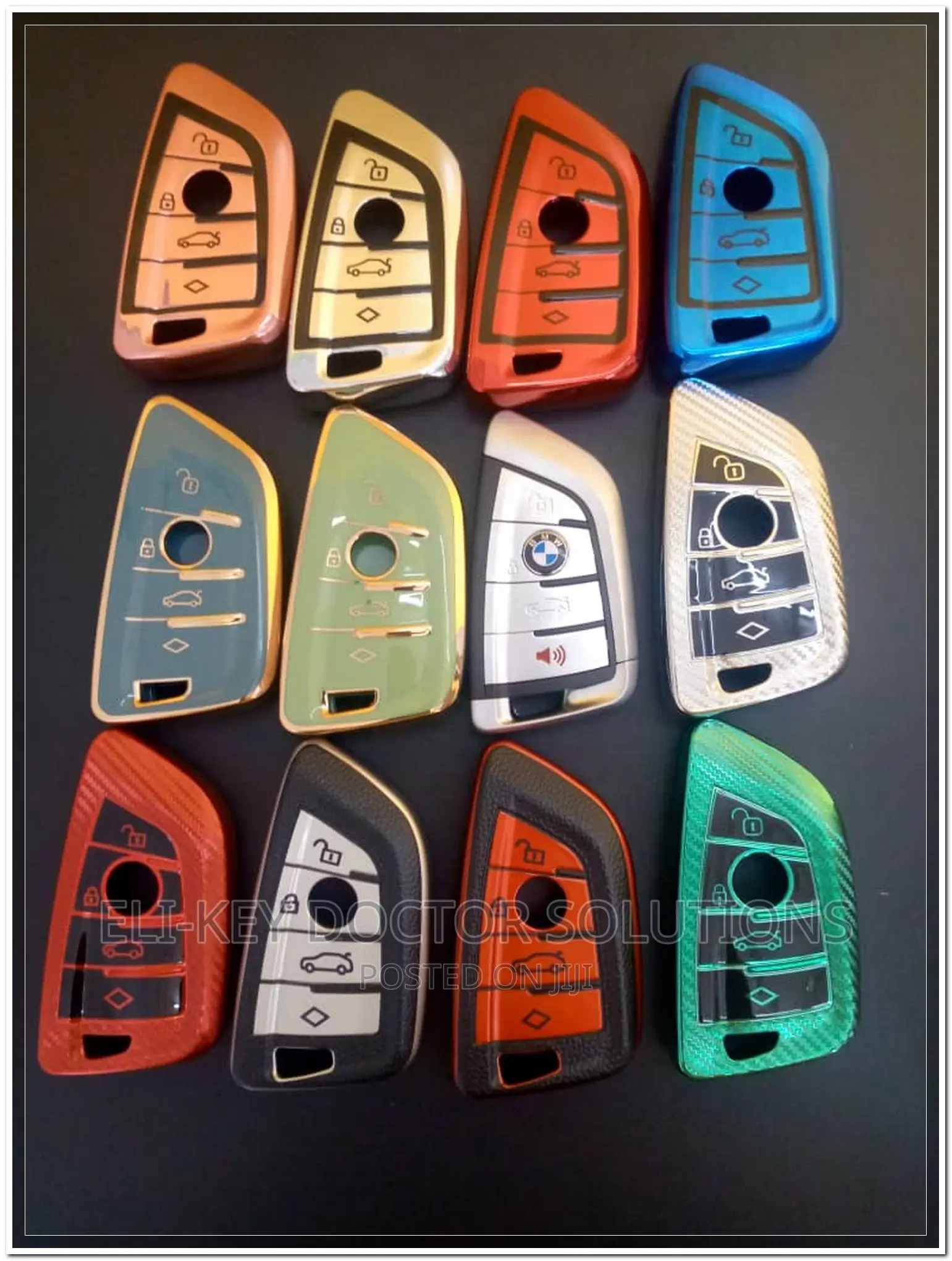 Colorful TPU Cases With Hook for BMW F16 F20 G01 Smart Keys