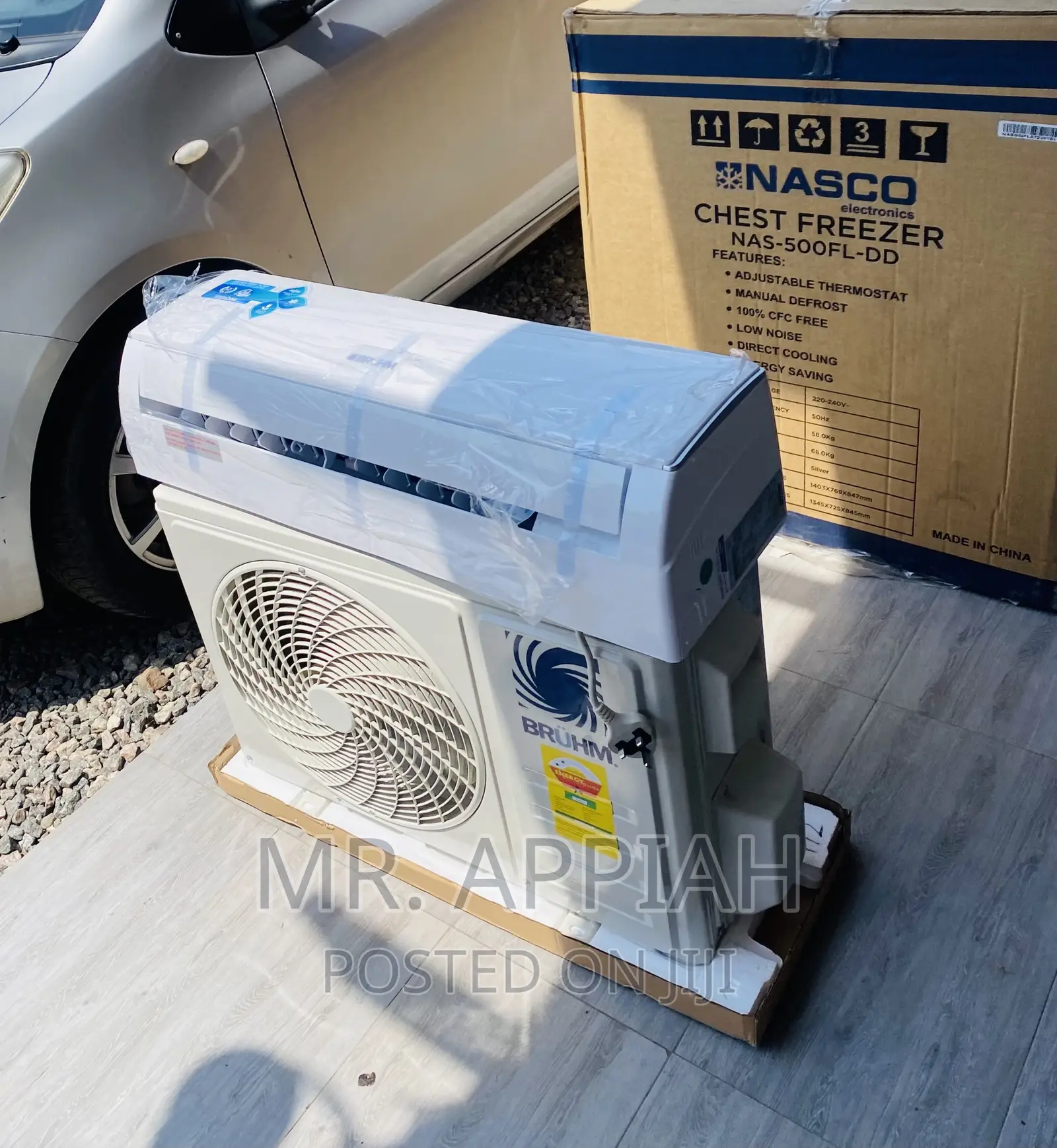 Energy Sufficient Bruhm 1.5HP Split Electric Ac(White)R410