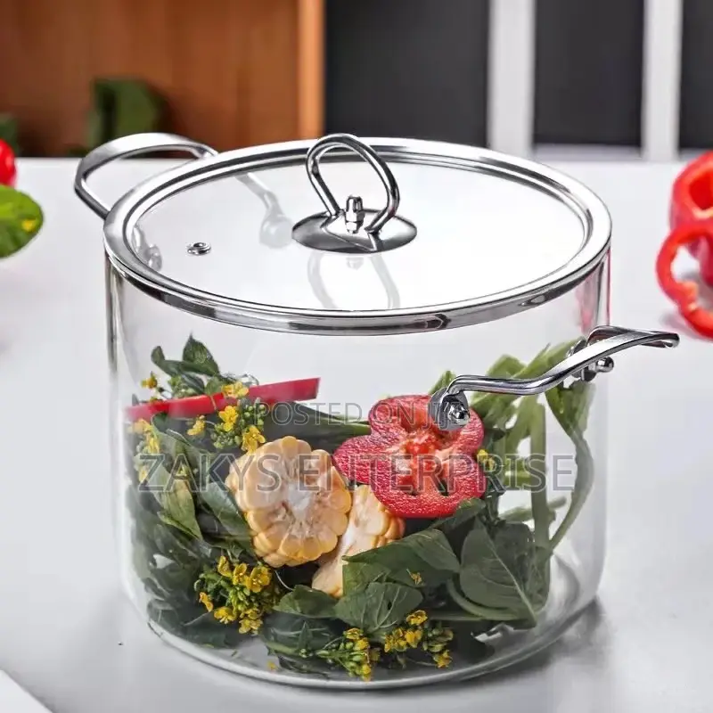 Glass Cooking Stock Pot 3.5l