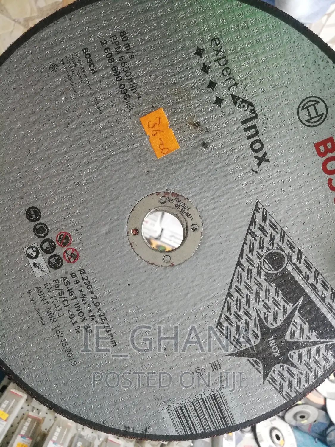 Inox or Stainless Steel Cutting Disc 230mm