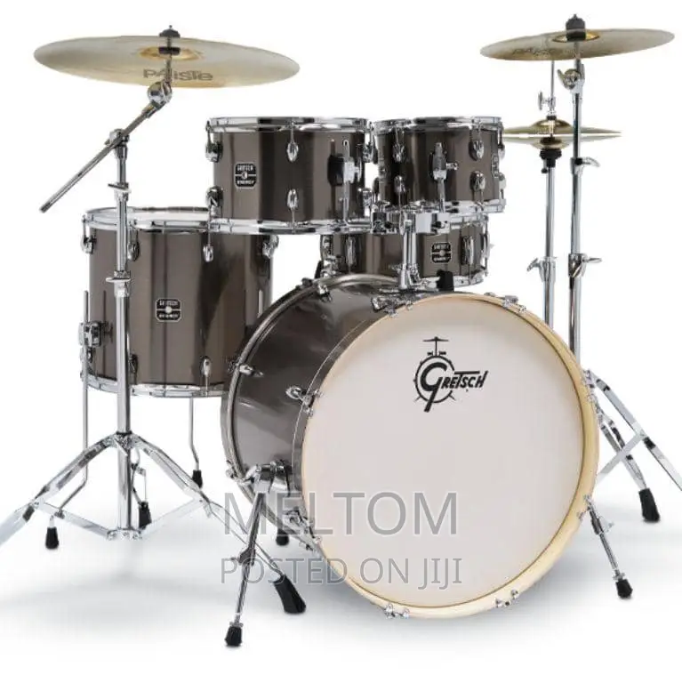 Gretsch Energy 5-piece Complete Grey Steel Drumset