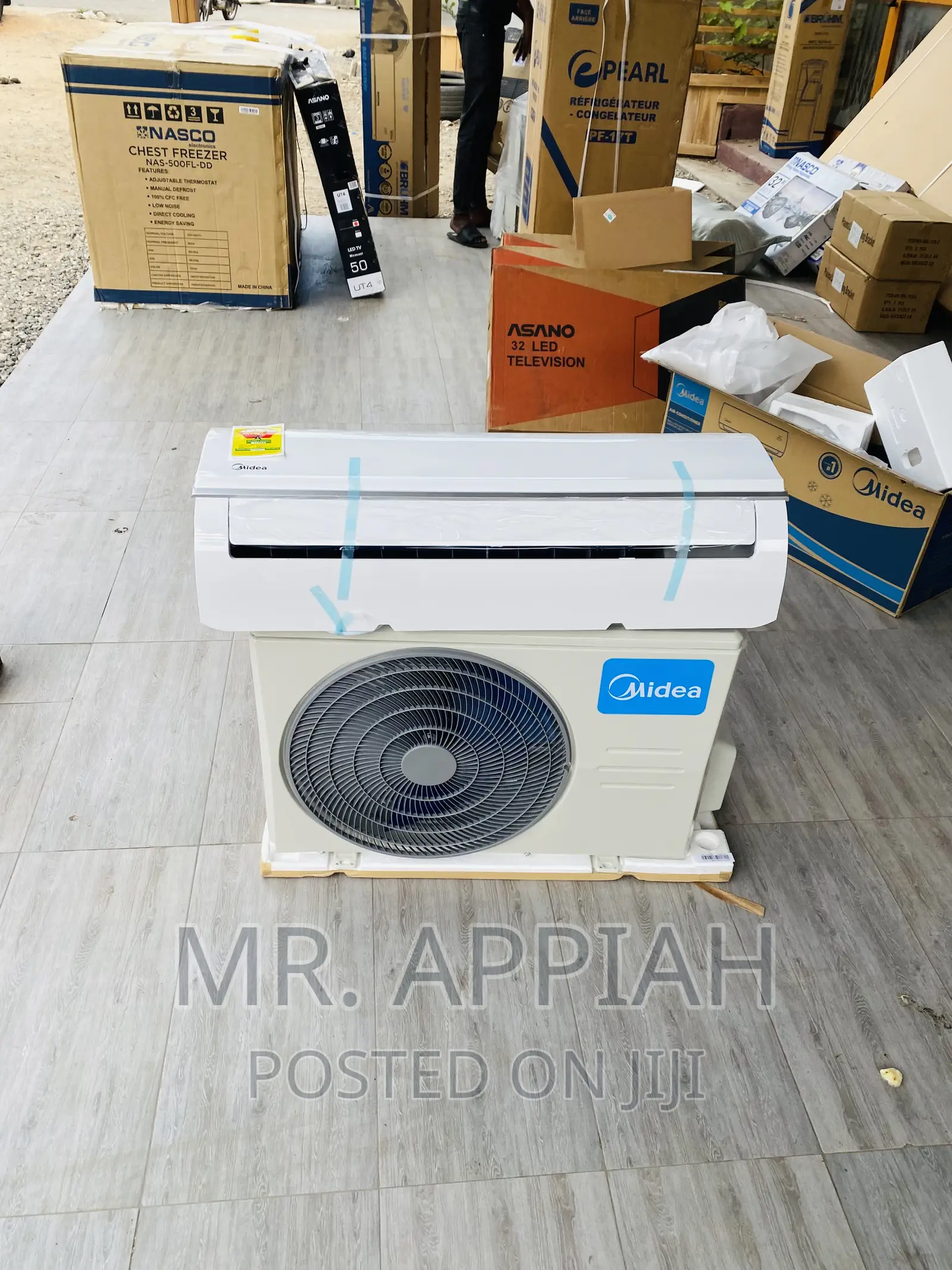 Effective Reliable Midea 1.5HP Split Electric Ac(White).