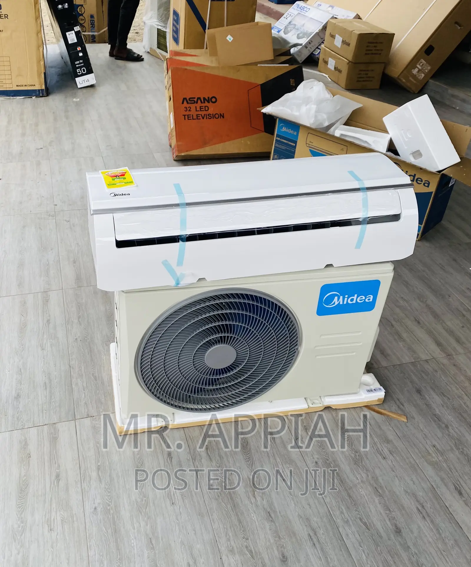 Quality Midea 1.5HP Split Electric Air Conditioner(White).