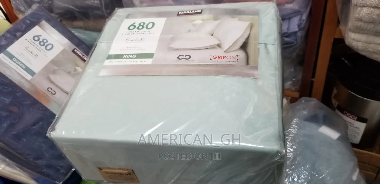 Kirkland 680 Thread Count 100% Cotton 6 Pieces Sheet Set